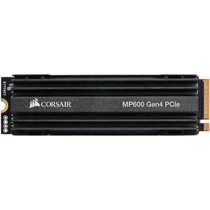 CORSAIR Force Series MP600 - Solid-State-Disk - 2 TB - intern - M.2 2280 - PCI Express 4.0 x4 (NVMe) - 256-Bit-AES - integrierter Kühlkörper (CSSD-F2000GBMP600) – Bild 3