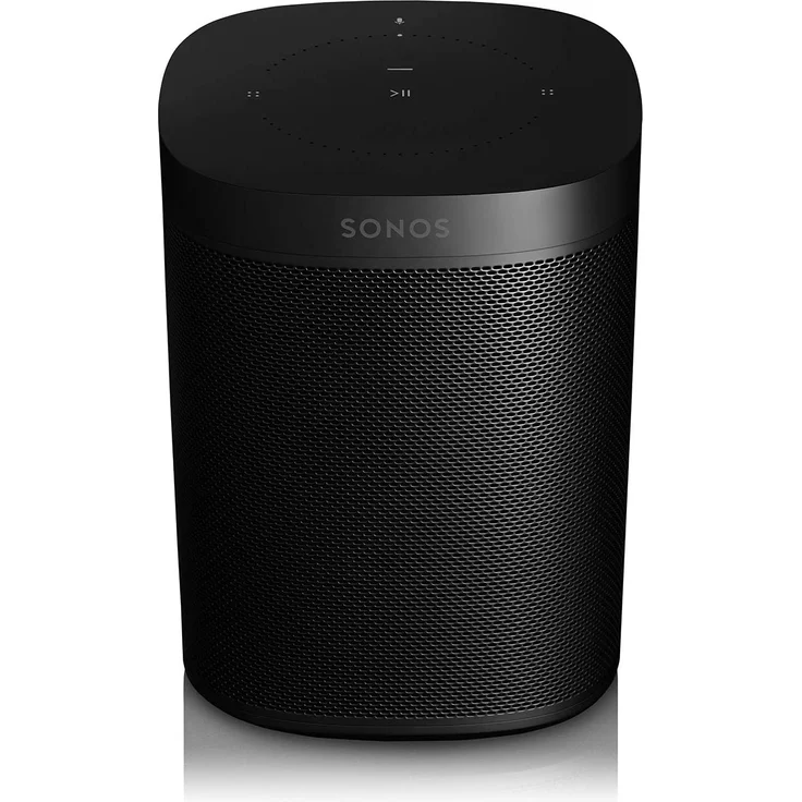 Sonos One, 2. Generation Multiroom-Lautsprecher mit Alexa, Webradio, geeignet für Indoor, Outdoor, schwarz – Bild 4