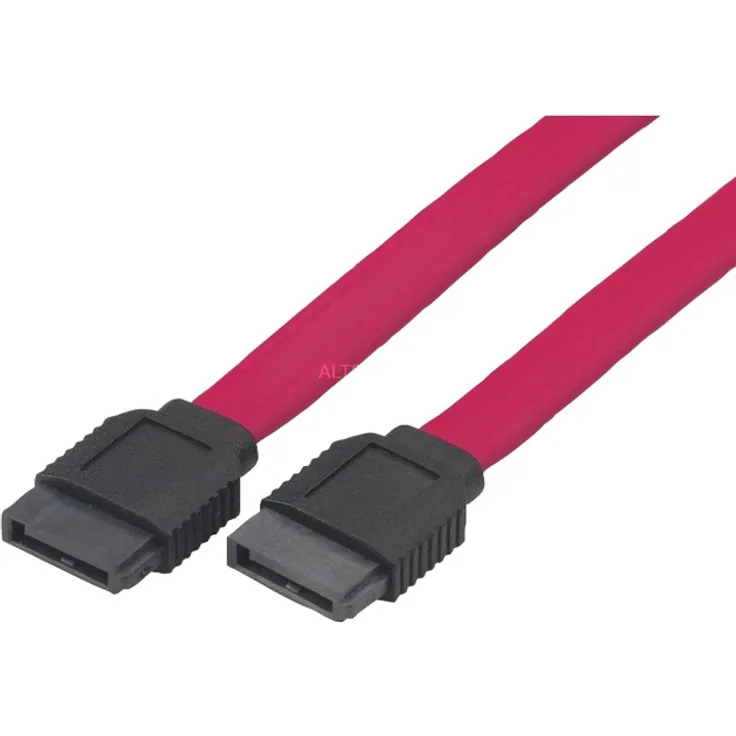 Wentronic goobay - SATA-Kabel - Serial ATA 150/300/600 - SATA (W) bis SATA (W) - 50 cm - eingerastet, flach (95021)