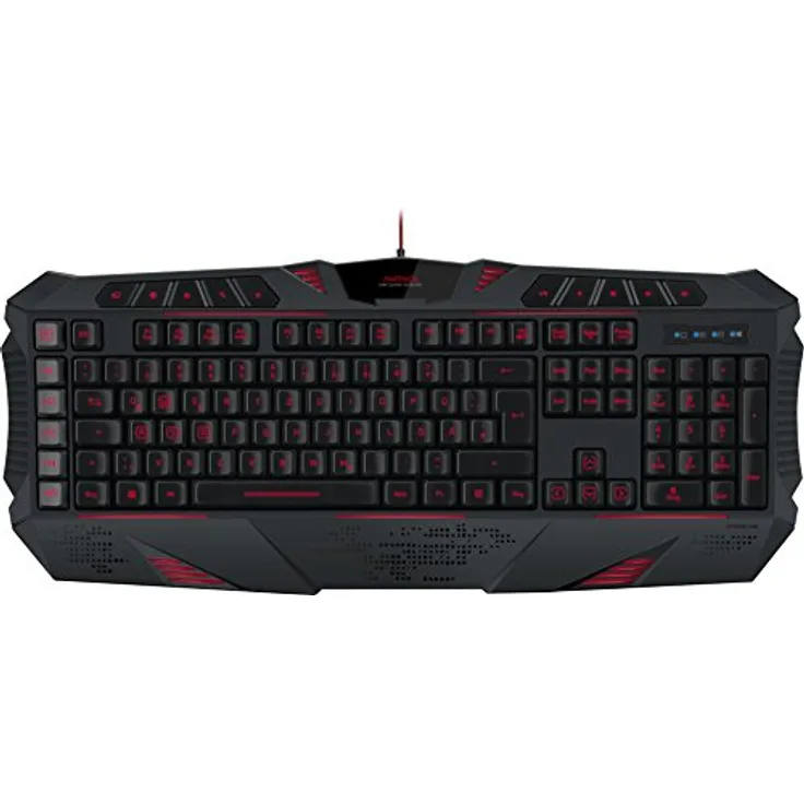 PARTHICA Gaming Keyboard, black - IT Layout QWERTY