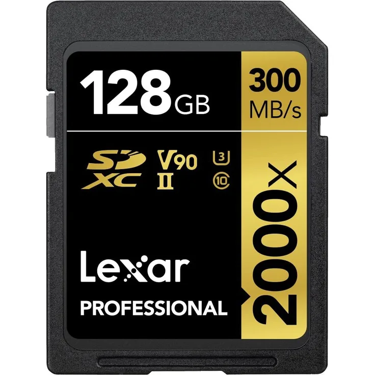 Lexar LSD2000064G-BNNN_ Professional 2000X SDXC Class 10 UHS-II U3 V90