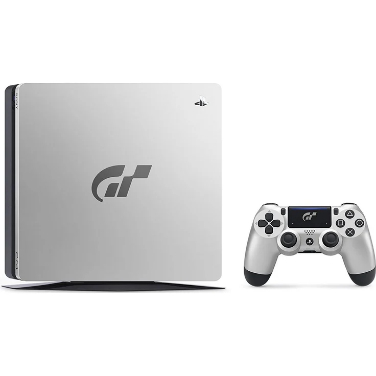 Sony PlayStation 4 Slim GT Gran Turismo Sport Special Limited Edition Silber 1TB Bundle inkl. Gran Turismo Sport Day One – Bild 2