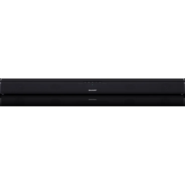 Sharp HT-SB110 2.0 Slim 2.0 Soundbar, kabellos/kabelgebunden, geeignet für TV, schwarz (2018) – Bild 5