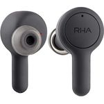 RHA TrueConnect - Kohlenschwarz: Wahre drahtlose Ohrhörer mit Bluetooth 5 und Schweißschutz für sportliche Aktivitäten