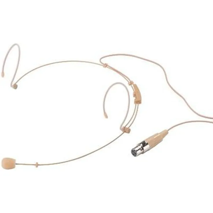 MONACOR HSE-150-SK Ultraleichtes Headset-Mikrofon, hautfarben
