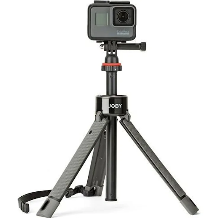 JOBY JB01548-BWW Telepod Pro Kit Ausziehbares Einbeinstativ Selfie Stick (mit Kugelkopf, für Spiegellose, Kompakt-Kameras, 360°, Action Kameras, Vlogging)