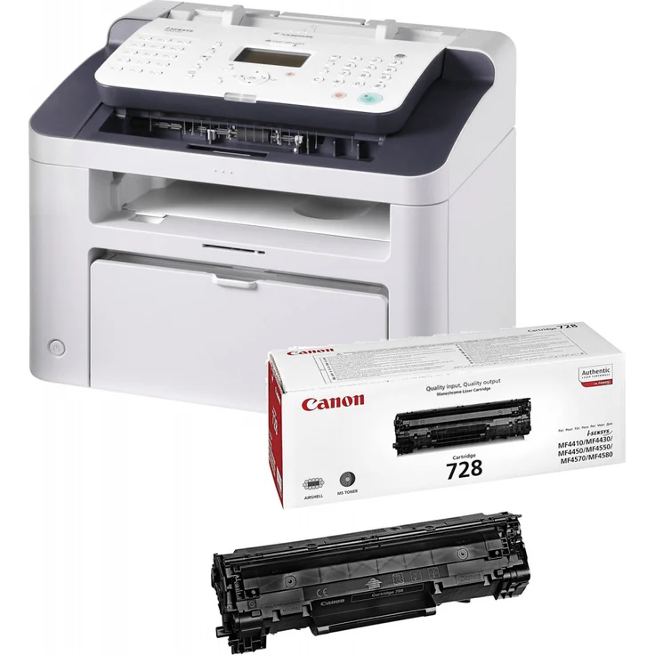 Canon i-SENSYS FAX-L150, Laserfax A4, 12 ppm, 600 dpi, Super-G3-Faxmodem, 30 Zielwahl- sowie 100 Kurzwahlspeicher (5258B051) – Bild 4