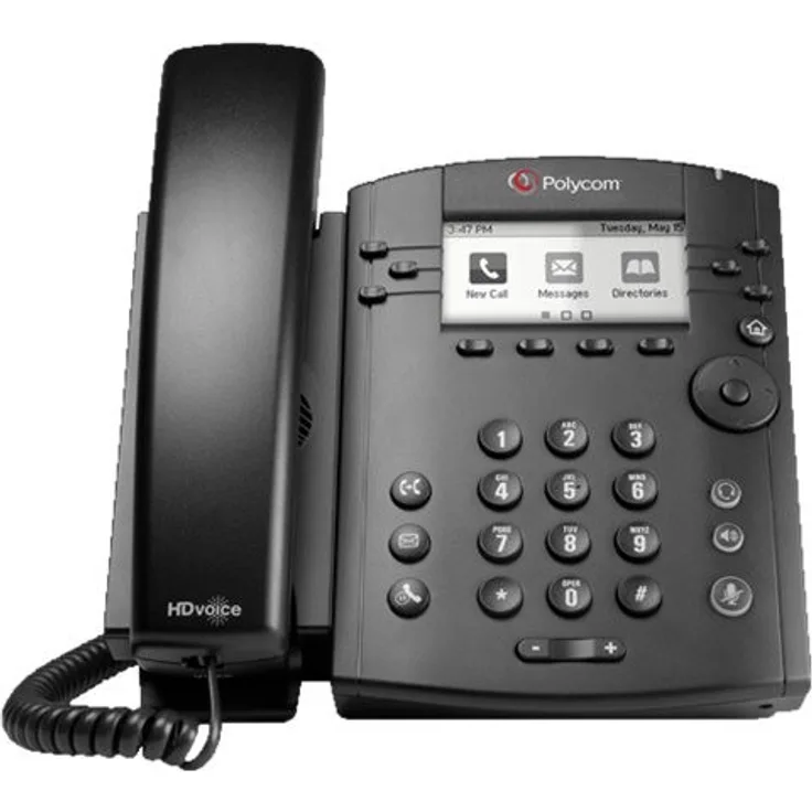 Polycom Vvx 310 VoIP-Telefon schwarz