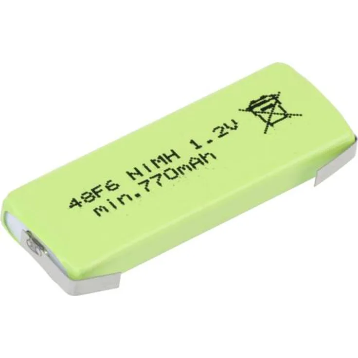 Mexcel HPE-F6-800 Spezial-Akku Prismatisch U-Lötfahne NiMH 1.2V 770 mAh