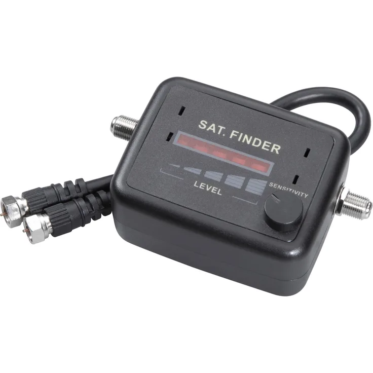Vivanco Satellite Finder (optische und akustische Anzeige, Empfindlichkeitsregler)
