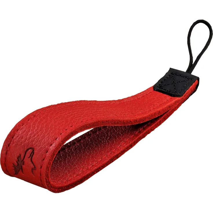 EDDYCAM SLiNG1 Rot-Kamera Handschlaufe aus Elchleder, Kameraschlaufe inkl. Adapterband