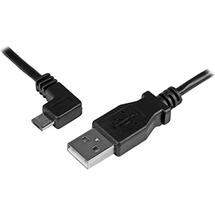 StarTech.com Micro USB Lade- und Sync-Kabel St-St - Links gewinkelt Micro-USB - 0,5m