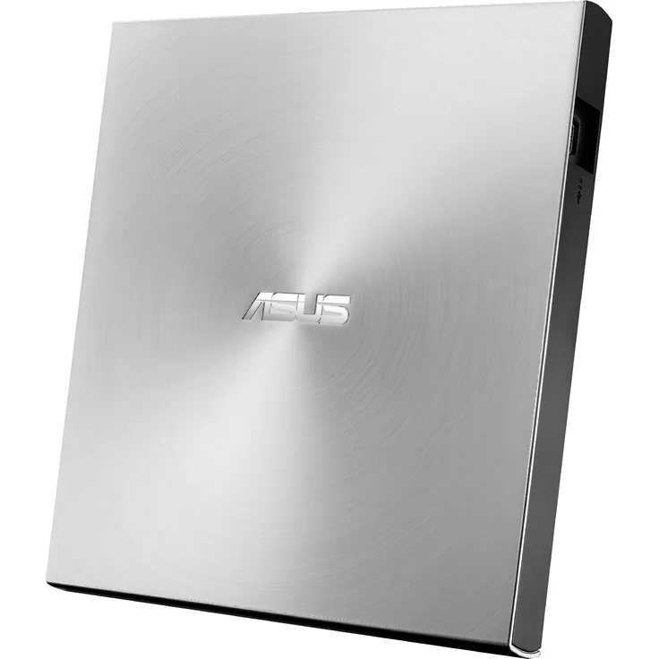 Asus ZenDrive U7M externer DVD-Brenner (für Apple MacBook & Windows PCs-Notebooks, inkl. 2x M-Disk Rohlingen, Brennsoftware & Nero Backup App, M-Disc Support, USB 2.0) silber – Bild 1