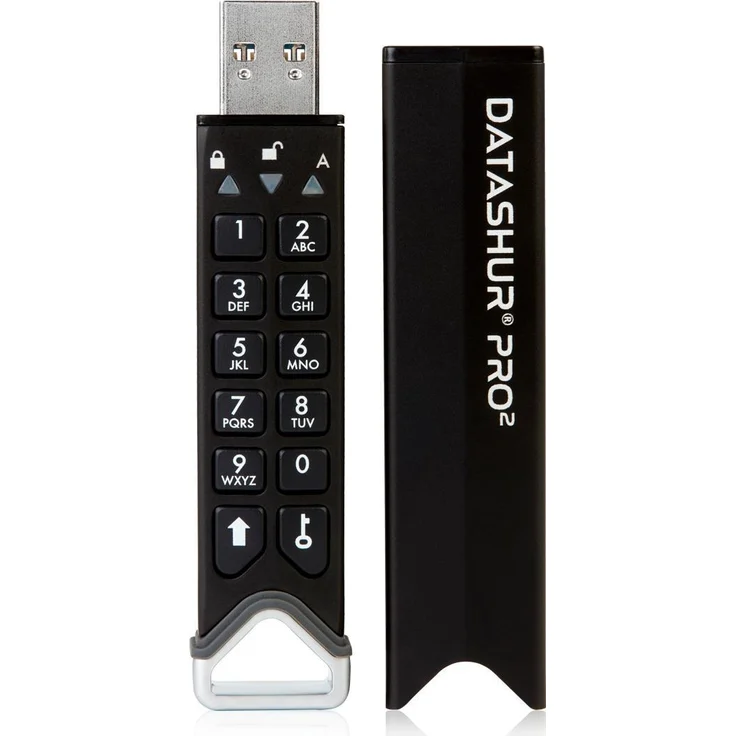iStorage datAshur PRO2 512GB - USB 3.2 Sicheres verschlüsseltes Flash-Laufwerk – Bild 1
