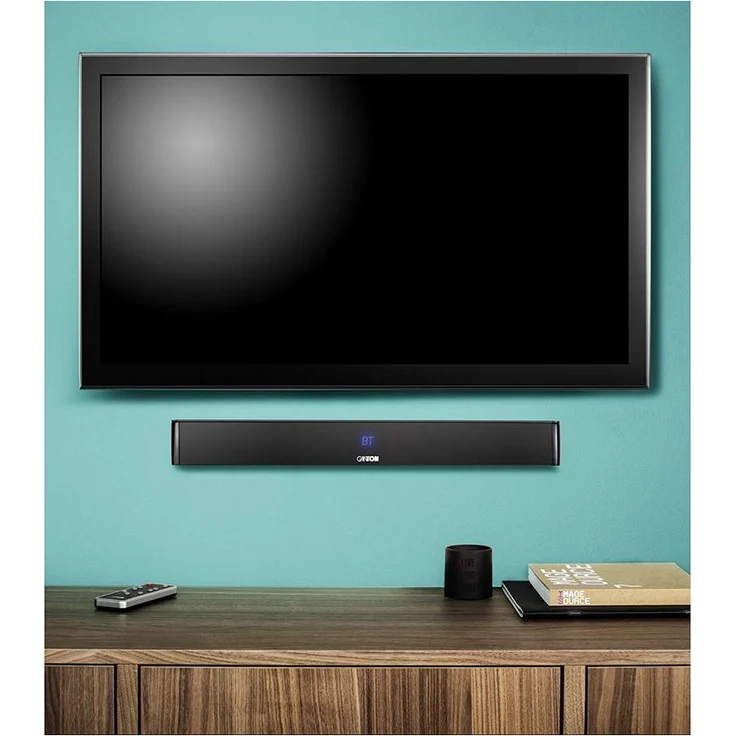 Canton DM 5 2.1 Soundbar mit Subwoofer, kabellos/kabelgebunden, geeignet für TV, silber – Bild 5