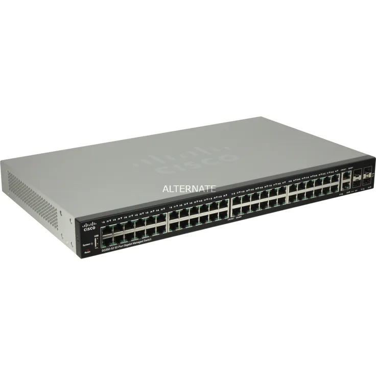 Cisco SG350-52 Gigabit-Managed Switch mit 52 Ports (SG350-52-K9-EU)