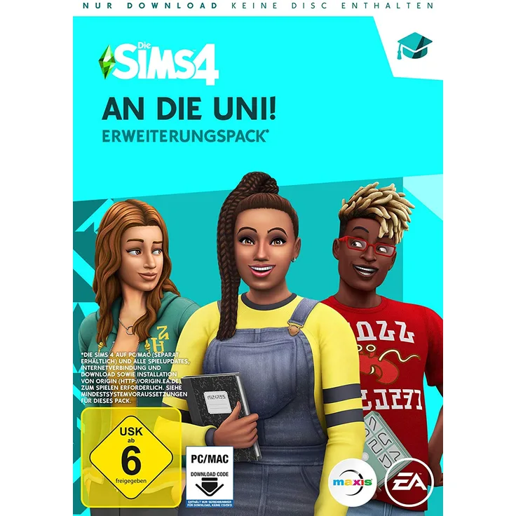DIE SIMS 4 An die Uni Expansion Pack 8 - [PC] - [Code in a box - enthält keine CD]