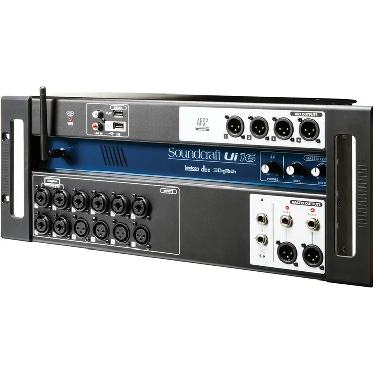 Soundcraft Ui 16 - Kanal Digital-Mischpult mit Tablet/Smartphone/PC-Steuerung