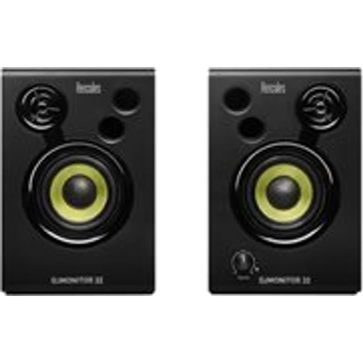Hercules DJMonitor 32 Aktiv-Lautsprecher, 2 x 15 Watt Kompakt-Lautsprecher - 30 Watt - schwarz – Bild 1