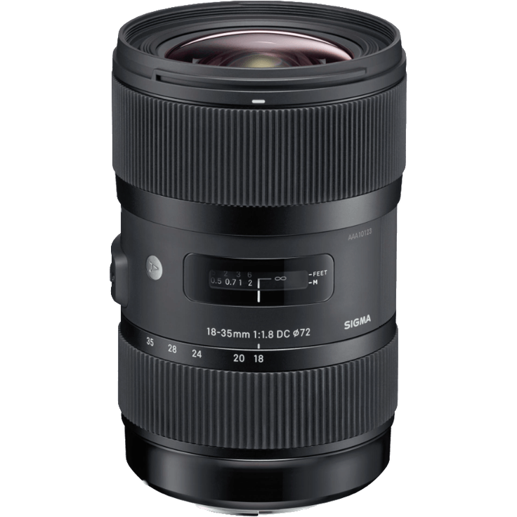 Sigma 18-35mm F1,8 DC HSM Art Objektiv (72mm Filtergewinde) für Nikon Objektivbajonett – Bild 1