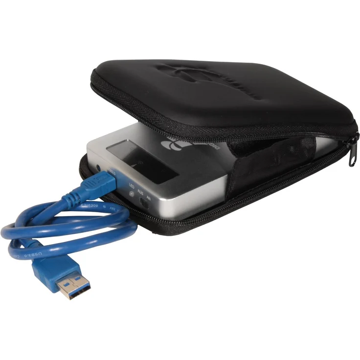 DIGITTRADE RS256 RFID Portable robuste externe Festplatte SSD 500GB (6,4cm (2,5 Zoll), USB 3.0) Anti-Shock Aluminium-Gehäuse mit Verschlüsselung silber – Bild 5