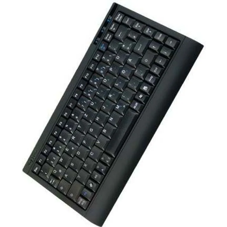 KeySonic ACK-595 C+ Mini-Tastatur (PS-2 USB, US-Layout QWERTY) schwarz