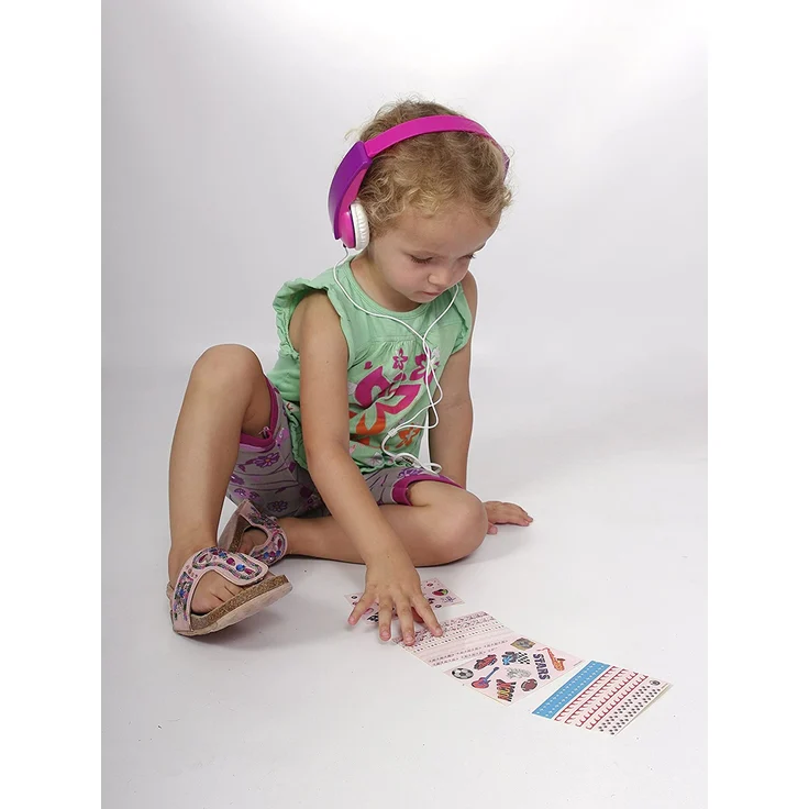 JVC HA-KD7-P-E On-Ear-Kopfhörer, geeignet für Kinder, pink – Bild 4