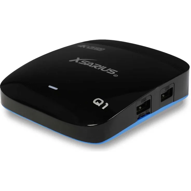 Xsarius Q1 OTT 4K UHD, HDR10, IPTV, Android 7.1, H.265, HEVC, WLAN