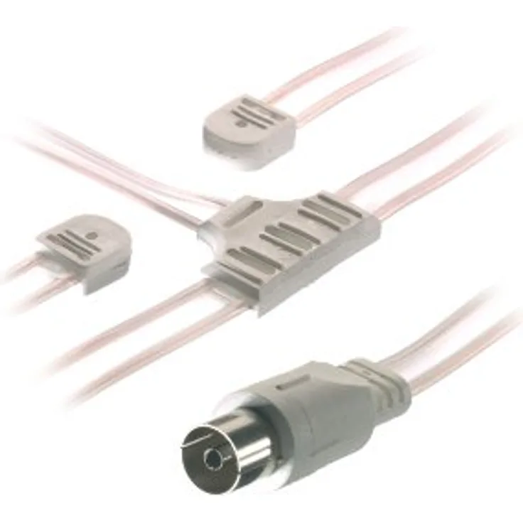 Vivanco 7-11-N UKW- Wurfantenne, Dipol -> Koaxkupplung, 75 Ohm