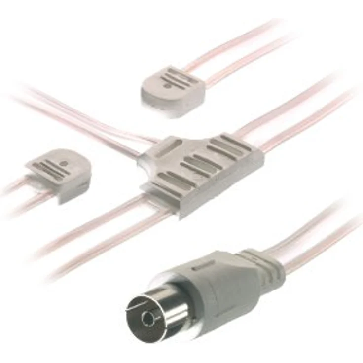 Vivanco 7-11-N UKW- Wurfantenne, Dipol -> Koaxkupplung, 75 Ohm