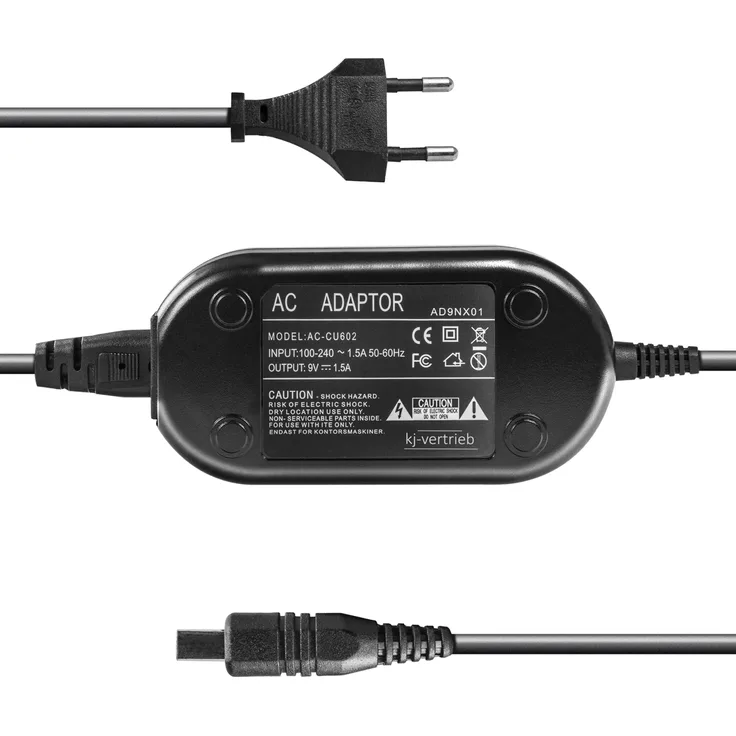 kj-vertrieb Netzteil für Samsung NX5, NX10, NX11, NX100 - ersetzt AD9NX01 - 9V 1,5A