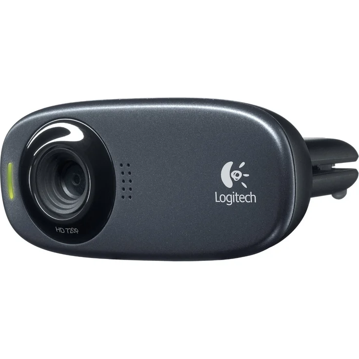 Logitech C310 Webcam, HD 720p, 60° Sichtfeld, Fester Fokus, Belichtungskorrektur, USB-Anschluss, Rauschunterdrückung, Universalhalterung, Für Skype, FaceTime, Hangouts, etc., PC-Mac-ChromeOS-Android (960-001065) – Bild 4