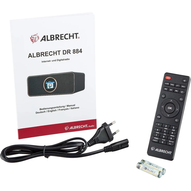 Albrecht DR 884, Hybridradio mit Internetradio, DAB+ und UKW, schwarz – Bild 6