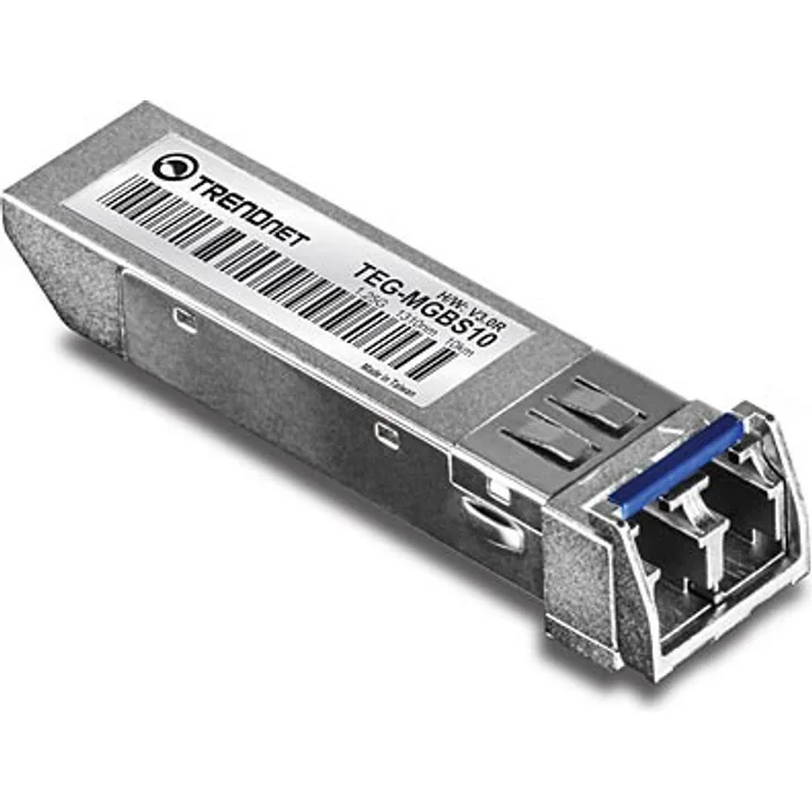 TRENDnet SFP Einzelmodus-LC-Modul mit doppelter Wellenlänge 1310-1550, Version v4.0R, Kompatibel mit standard SFP-Steckplätzen, Bis zu 40km (24.9 Meilen), TEG-MGBS40D3