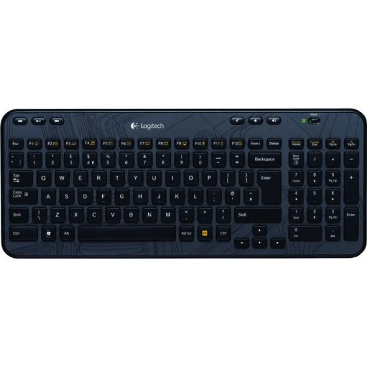 Logitech K360 Kabellose Tastatur, 2.4 GHz Verbindung via Unifying USB-Empfänger, 6 Multimedia-Tasten & 12 F-Tasten, Kompaktes & Leises Design, 3-Jahre Batterielaufzeit, Deutsches QWERTZ-Layout – Bild 1