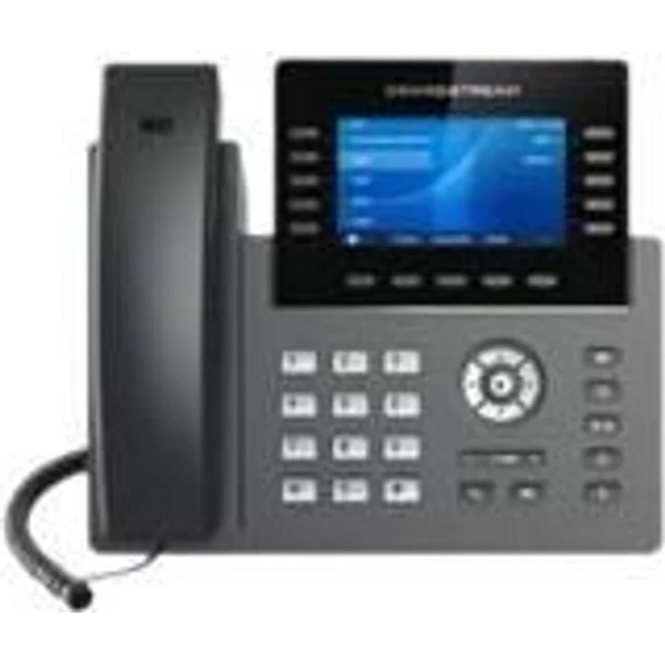 Grandstream GRP2615 - VoIP-Telefon mit Rufnummernanzeige-Anklopffunktion - IEEE 802.11a-b-g-n-ac (Wi-Fi) - SIP, RTCP, RTP, SRTP - 6 Leitungen - 4 Leitungen