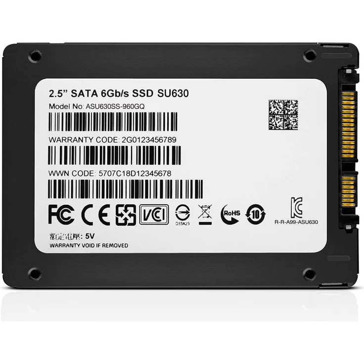 ADATA Ultimate SU630 - Solid-State-Disk - 480 GB - intern - 2.5 Zoll (6.4 cm) - SATA 6Gb/s (ASU630SS-480GQ-R) – Bild 6