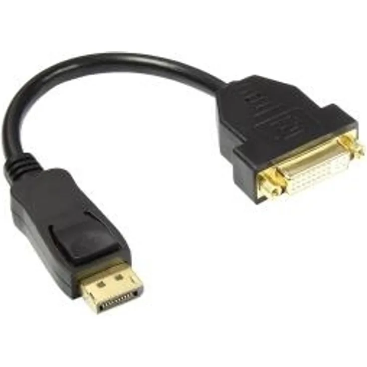 Alcasa DP-AD06 DVI-I Displayport Schwarz Kabelschnittstellen-/adapter (DP-AD06)