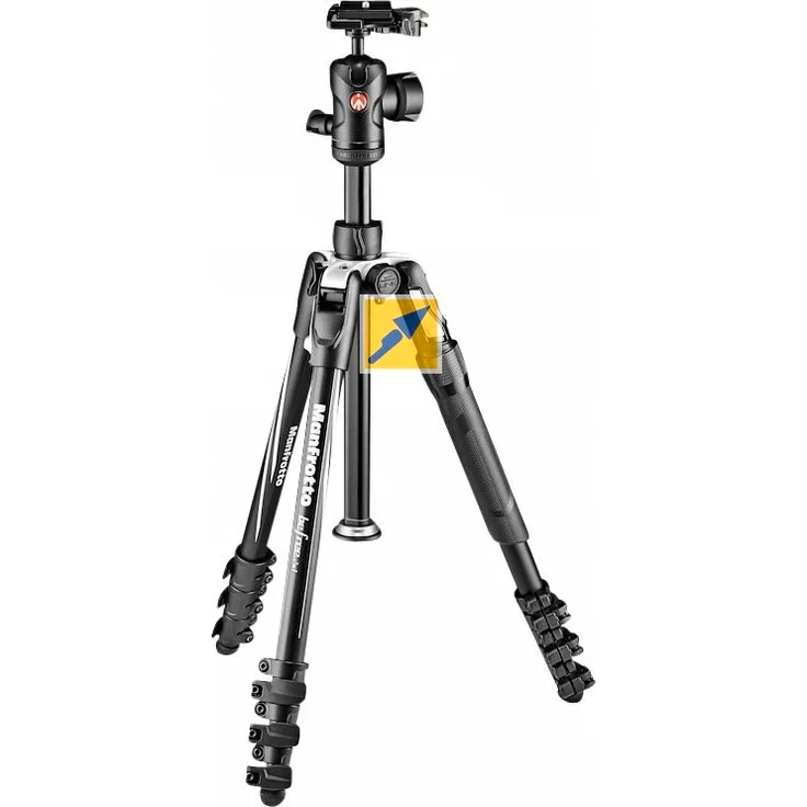 Manfrotto Befree 2N1 Alu Reisestativ (mit Klemmverschluss und integriertem Einbeinstativ inkl. Tasche für DSLR, CSC und Spiegellose Kameras, Traglast 8kg, Packmaß: 40cm, Gewicht: 1,66kg) – Bild 1