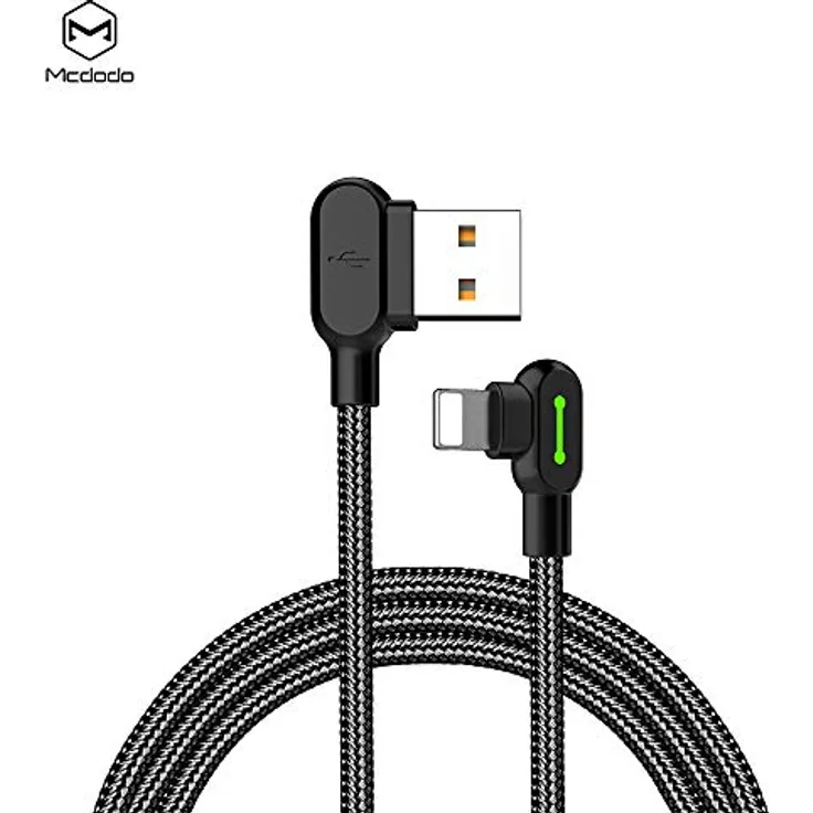Mcdodo BUTTOM CA-4671 Kabel (USB - Lightning, 1,2 m, schwarz) (CA-4671)