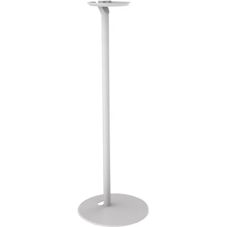 conecto CC50596 Premium Standfuß für SONOS ONE + SONOS PLAY:1 mit Kabelmanagement, Höhe: 71,6cm, Traglast: max. 3,0kg, weiß