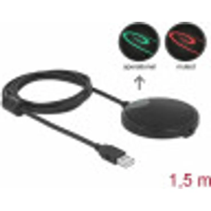 Delock USB Kondensator Mikrofon Omnidirektional für Konferenzen