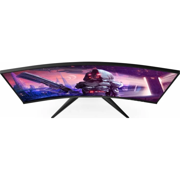 AOC Gaming CQ32G2SE/BK LED display 80 cm (31.5'' ) 2560 x 1440 Pixel 2K Ultra HD Schwarz - Rot [Energieklasse G] (CQ32G2SE/BK) – Bild 4