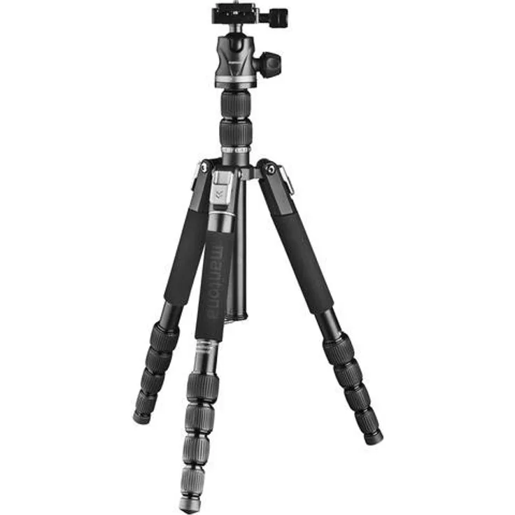 Mantona DSLM Travel Evolution 2252-RA Aluminium Stativ mit Kugelkopf