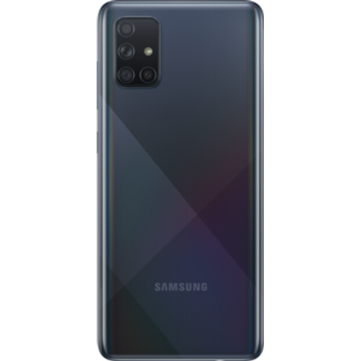 Samsung Galaxy A71 Smartphone 17cm (6,7 Zoll) SAMOLED-Display, 128GB interner Speicher, Nano-SIM, Android, Prism Crush Black – Bild 3