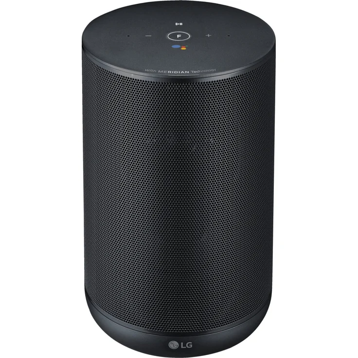 LG WK7 ThinQ Speaker Multiroom-Lautsprecher mit Google Assistant, geeignet für Indoor, schwarz – Bild 4
