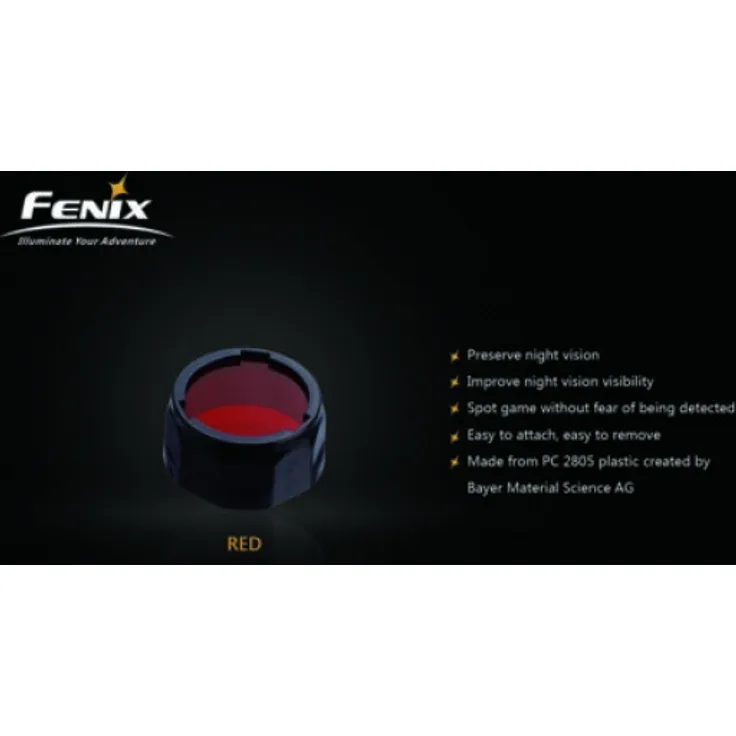 Fenix Rot Filter AOF-S+ für E35UE PD35 PD12 UC35 UC30 UC40 HP01 FD30 RC11