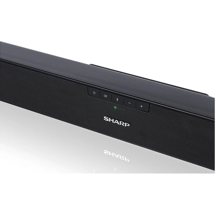 Sharp HT-SB140 MT 2.0 Soundbar ohne Subwoofer, kabellos/kabelgebunden, geeignet für TV, schwarz (2018) – Bild 4