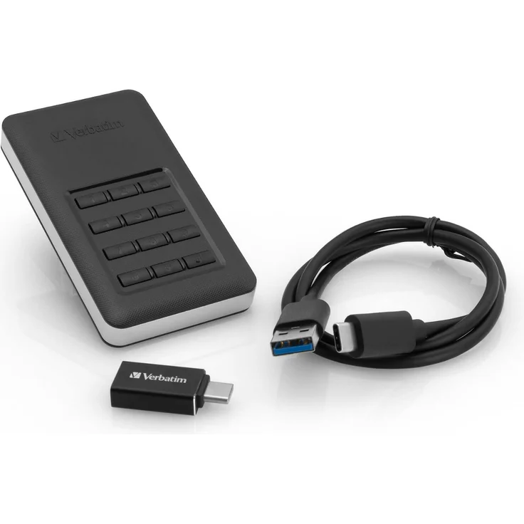 Verbatim Store 'n' Go Portable - Solid-State-Disk - verschlüsselt - 256 GB - extern (tragbar) - USB 3.1 Gen 1 (USB-C Steckverbinder) - 256-Bit-AES (53402) – Bild 6