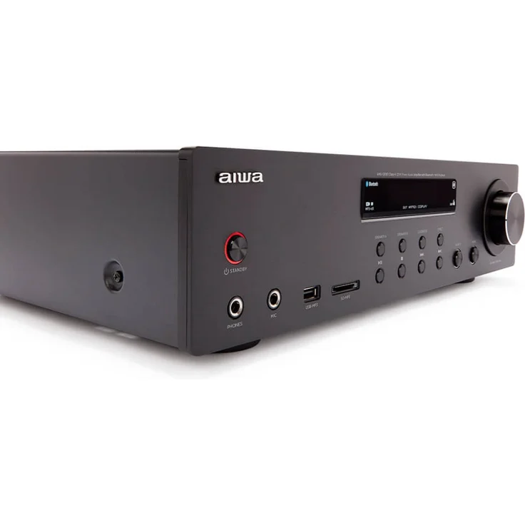 Aiwa AMU-120BTBK Aiwa AV-Empfänger und -Verstärker, Bluetooth, 120 Watt schwarz – Bild 3